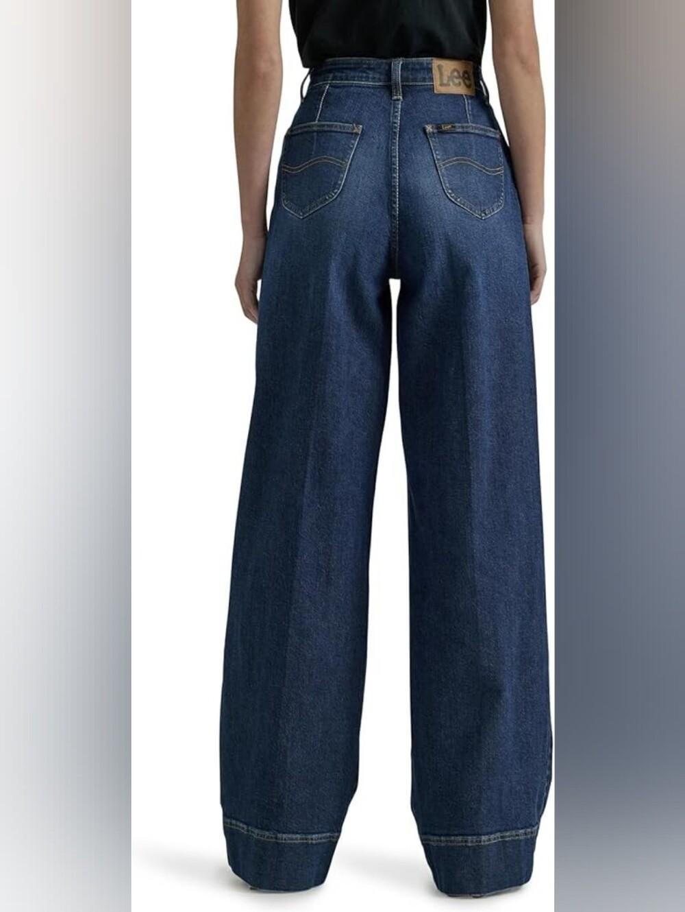 Lee Women's Legendary Wide-Leg High-Rise Jean Trousers in Inner Strength - Picture 3 of 7